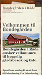 Mobile Screenshot of bondegaarden.no