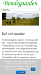Mobile Screenshot of bondegaarden.dk